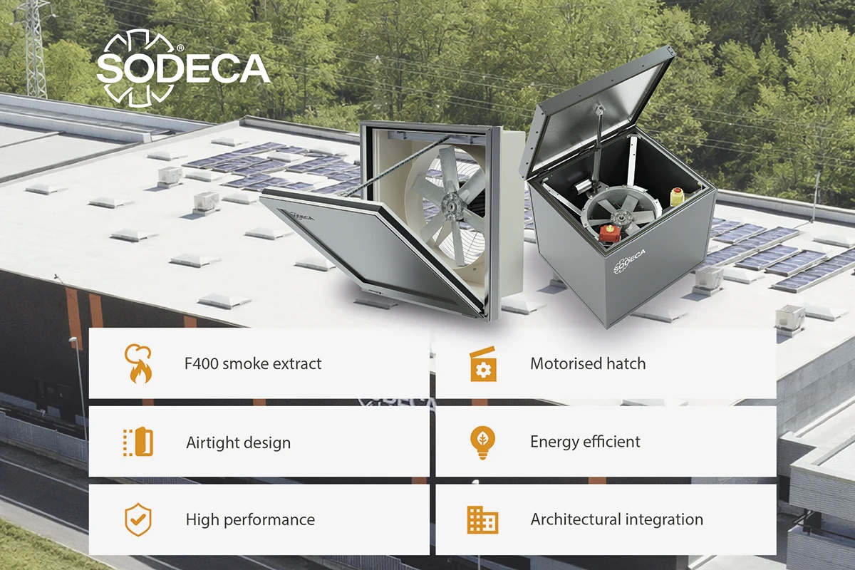 Solutions that improve energy efficiency in buildings: ventilation systems with motorised dampers
