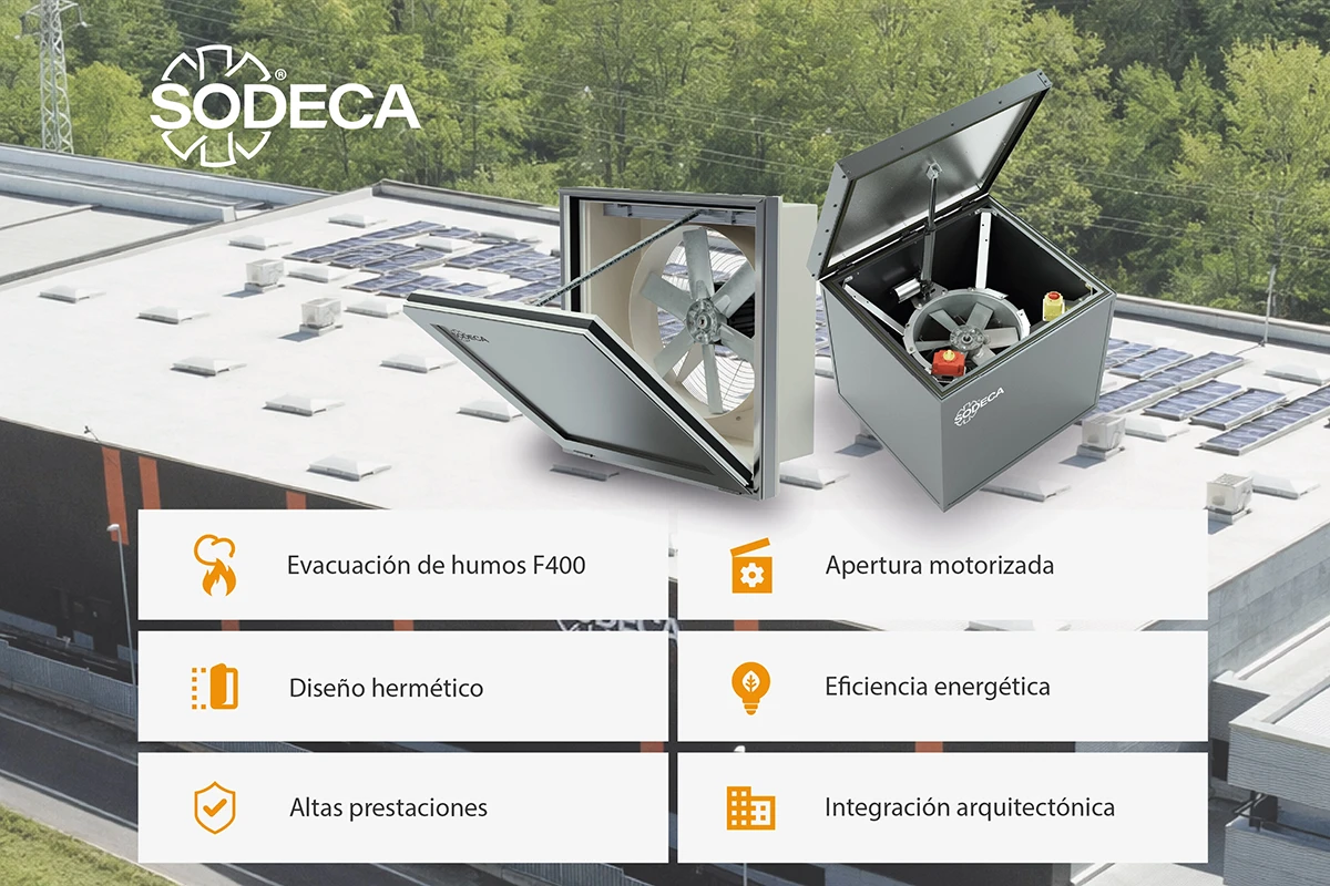 Soluciones que mejoran la eficiencia energética en los edificios: sistemas de ventilación con compuertas motorizadas