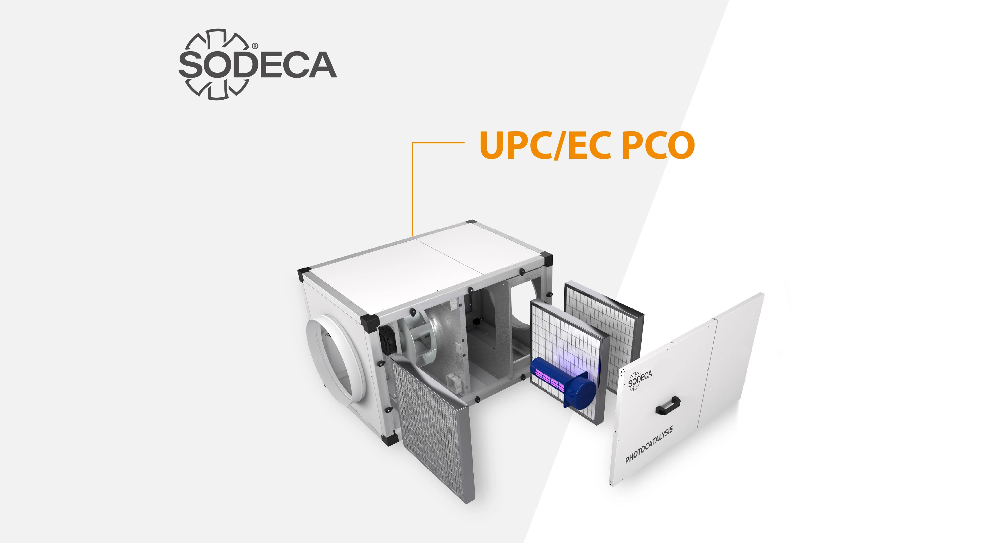 Soluciones de filtración y desinfección con tecnología PCO de SODECA, pensadas para locales con una gran afluencia de personas