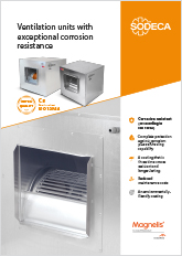VENTILATION UNITS WITH EXCEPTIONAL CORROSION RESISTANCE