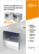 UNITÀ DI VENTILAZIONE CON UN'ECCEZIONALE RESISTENZA ALLA CORROSIONE
