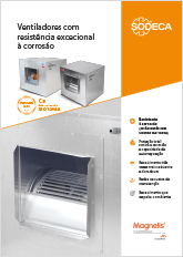 VENTILADORES COM RESISTÊNCIA EXCECIONAL À CORROSÃO