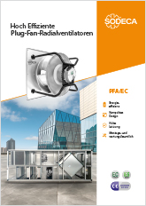 HOCH EFFIZIENTE PLUG-FAN-RADIALVENTILATOREN