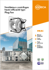 VENTILATEURS CENTRIFUGES HAUTE EFFICACITÉ TYPE PLUG FAN
