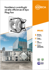 VENTILATORI CENTRIFUGHI AD ALTA EFFICIENZA DI TIPO PLUG FAN
